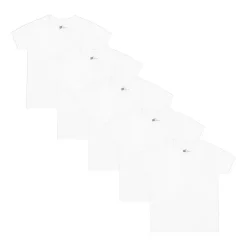 Hanes Boys 5 Pack Short Sleeve Crew Neck Moisture Wicking T-Shirt