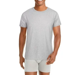 Hanes Comfortsoft Mens 4 Pack Short Sleeve Crew Neck Moisture Wicking T-Shirt