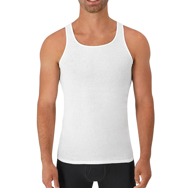 Hanes Comfortsoft Mens Scoop Neck Sleeveless 4 Pack Tank