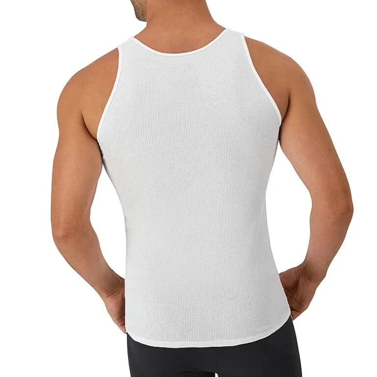 Hanes Comfortsoft Mens Scoop Neck Sleeveless 4 Pack Tank