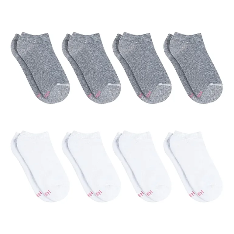 Hanes Cool Comfort Cushion Womens Multi-Pack 8 Pair No Show Socks