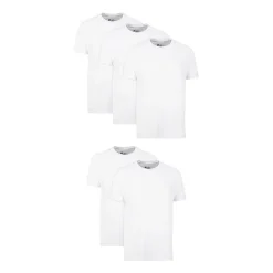 Hanes Cotton Fresh Iq Bonus Pack Mens 5 Pack Short Sleeve Crew Neck T-Shirt