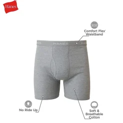 Hanes Freshiq Comfortflex Mens 6 Pack Boxer Briefs J349b6