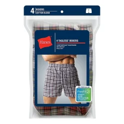 Hanes Freshiq Comfortflex Waistband Mens 4 Pack Boxers J838t4