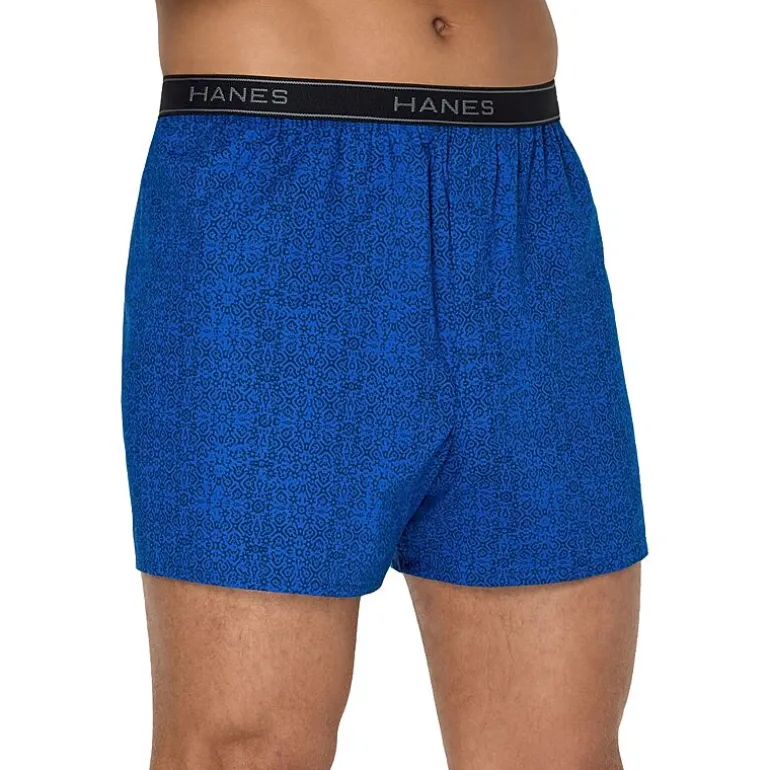 Hanes Freshiq Comfortflex Waistband Mens 4 Pack Boxers J838t4
