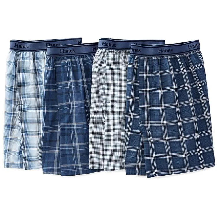 Hanes Freshiq Comfortflex Waistband Mens 4 Pack Boxers J838t4