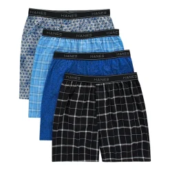 Hanes Freshiq Comfortflex Waistband Mens 4 Pack Boxers J838t4