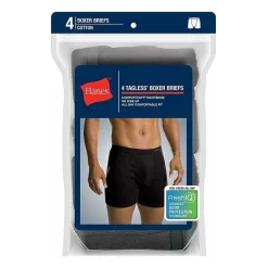 Hanes Fresh I Q Comfortsoft Mens 4 Pack Boxer Briefs J746l4