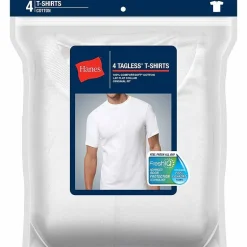 Hanes Fresh Iq Comfort Soft Mens Short Sleeve Crew Neck T-Shirt