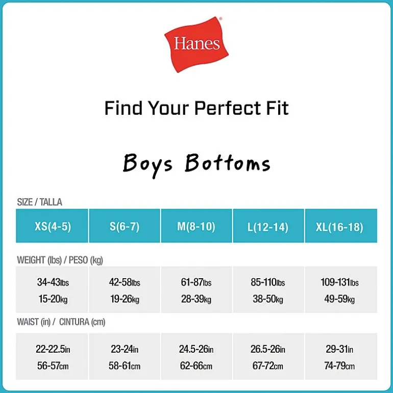 Hanes Little & Big Boys 5+2 Bonus Pack Boxer Briefs