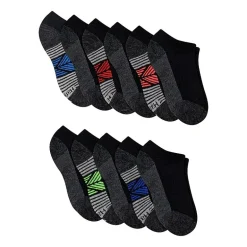 Hanes Little & Big Kid Boys 10+1 Bonus Pairs No Show Socks