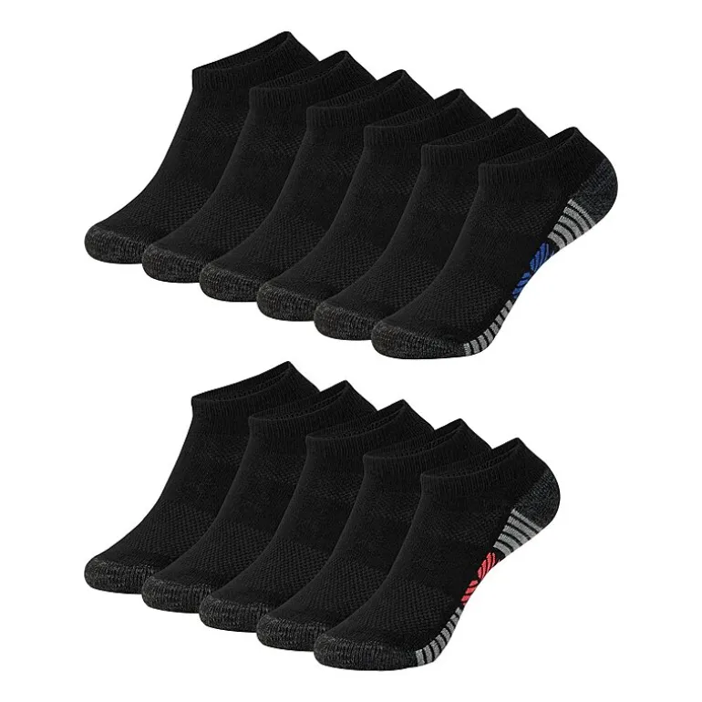 Hanes Little & Big Kid Boys 10+1 Bonus Pairs No Show Socks