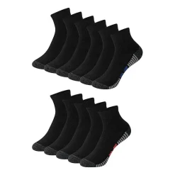 Hanes Little & Big Kid Boys Breathable 10+1 Bonus Pairs Quarter Ankle Socks