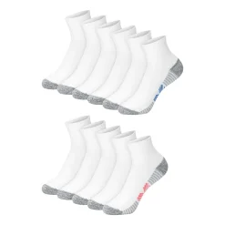 Hanes Little & Big Kid Boys Breathable 10+1 Bonus Pairs Quarter Ankle Socks