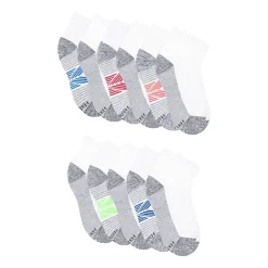 Hanes Little & Big Kid Boys Breathable 10+1 Bonus Pairs Quarter Ankle Socks