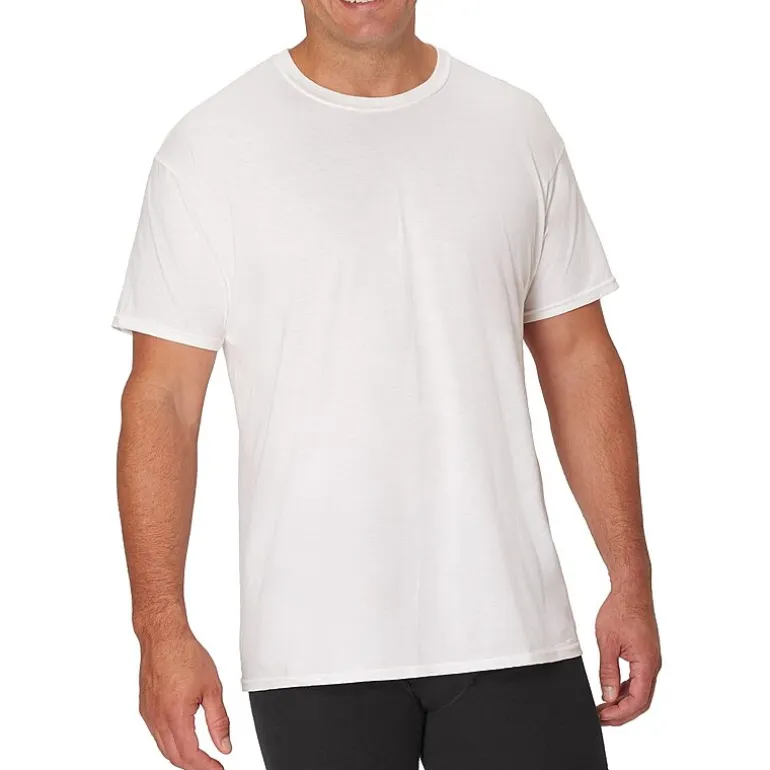 Hanes® Men's Big & Tall Ultimate 3-Pack ComfortSoft® Crewneck T-Shirts Undershirts 787BM3
