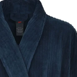 Hanes Mens Fleece Long Sleeve Knee Length Robe
