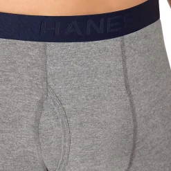 Hanes Mens 4 Pack Boxer Briefs Bonus Pack Ubbbz4