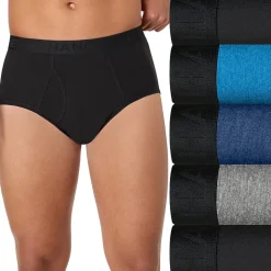 Hanes Mens 5 Pack Briefs Bonus Pack Ubbfz5