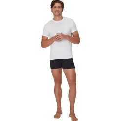 Hanes Mens 4 Pack Short Sleeve Crew Neck Moisture Wicking T-Shirt Bonus Pack