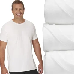 Hanes Mens 3 Pack Short Sleeve Crew Neck MOISTURE_WICKING T-Shirt Big and Tall