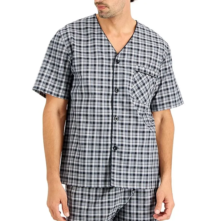 Hanes Mens Short Sleeve 2-pc. Big Pajama Set