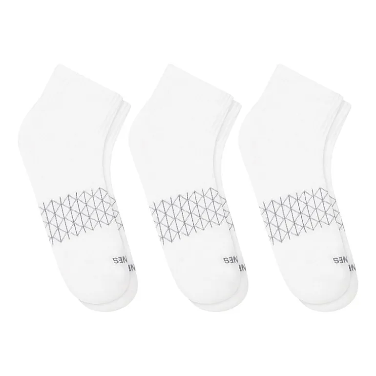 Hanes® Men's Ultimate Absolute Comfort, 3 Pairs Moisture-Wicking Ankle Socks