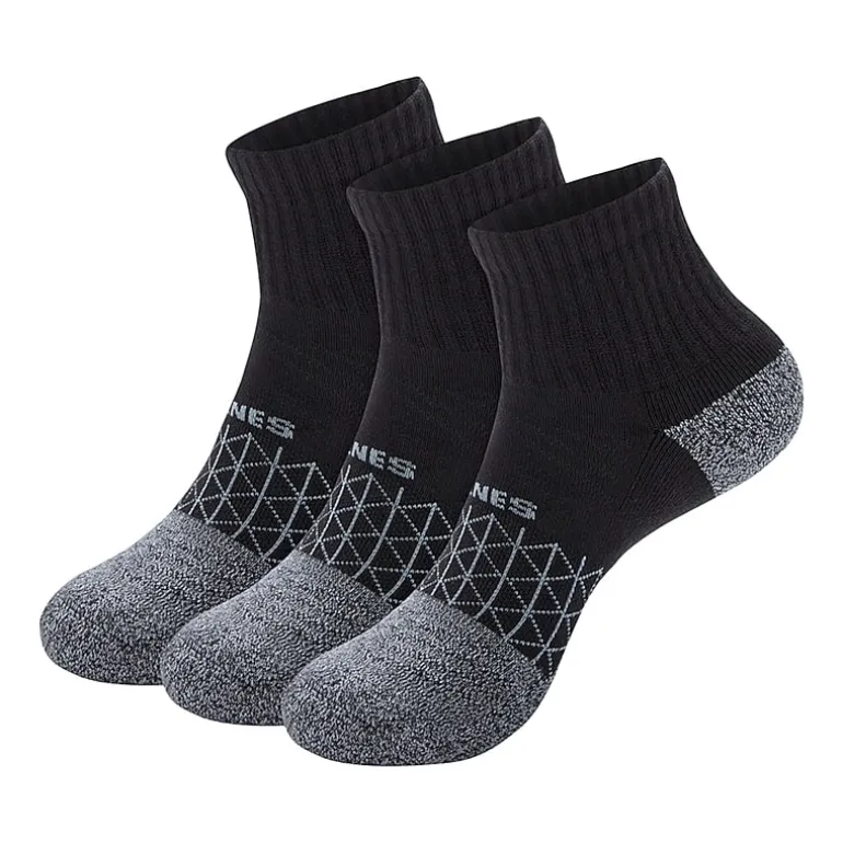 Hanes® Men's Ultimate Absolute Comfort, 3 Pairs Moisture-Wicking Ankle Socks