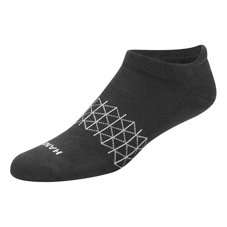 Hanes® Men's Ultimate Absolute Comfort, 3+1 Bonus Pack, No-Show Socks with Heel Shield