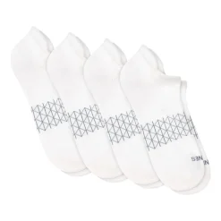 Hanes® Men's Ultimate Absolute Comfort, 3+1 Bonus Pack, No-Show Socks with Heel Shield