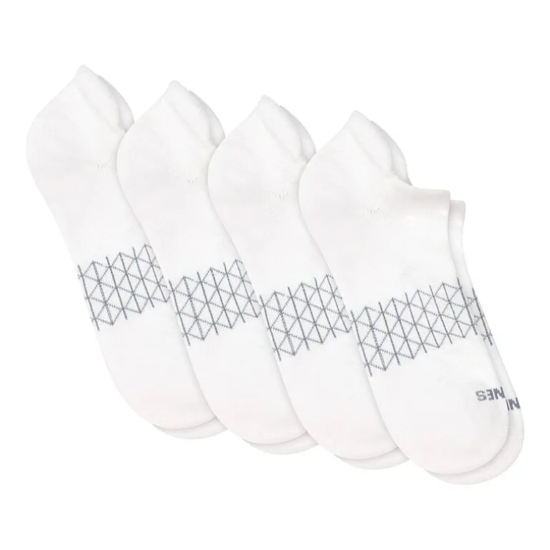 Hanes® Men's Ultimate Absolute Comfort, 3+1 Bonus Pack, No-Show Socks with Heel Shield