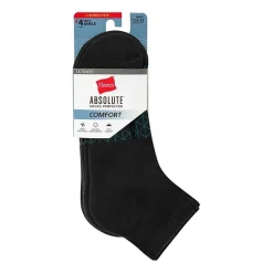 Hanes® Men's Ultimate Absolute Comfort, 3+1 Bonus Pack, Ankle Socks