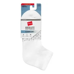 Hanes® Men's Ultimate Absolute Comfort, 3+1 Bonus Pack, Ankle Socks