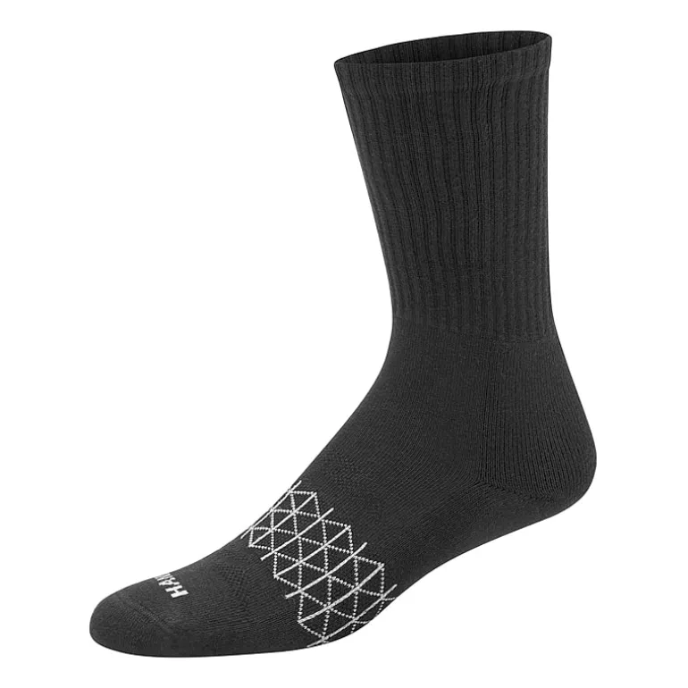 Hanes® Men's Ultimate Absolute Comfort, 3+1 Bonus Pack Crew Socks