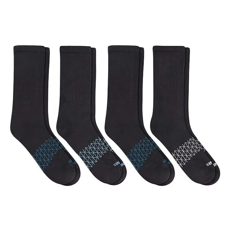 Hanes® Men's Ultimate Absolute Comfort, 3+1 Bonus Pack Crew Socks