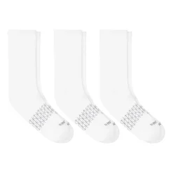 Hanes® Men's Ultimate Absolute Comfort 3 Pairs, Moisture-Wicking Crew Socks