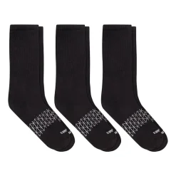 Hanes® Men's Ultimate Absolute Comfort 3 Pairs, Moisture-Wicking Crew Socks