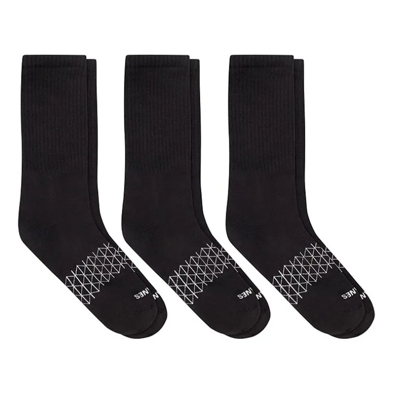 Hanes® Men's Ultimate Absolute Comfort 3 Pairs, Moisture-Wicking Crew Socks