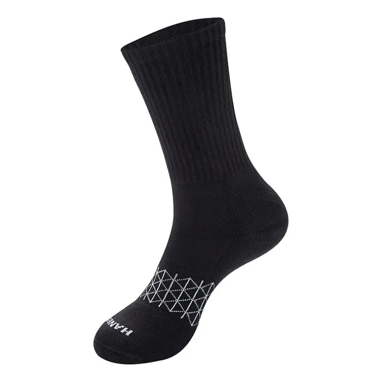 Hanes® Men's Ultimate Absolute Comfort 3 Pairs, Moisture-Wicking Crew Socks