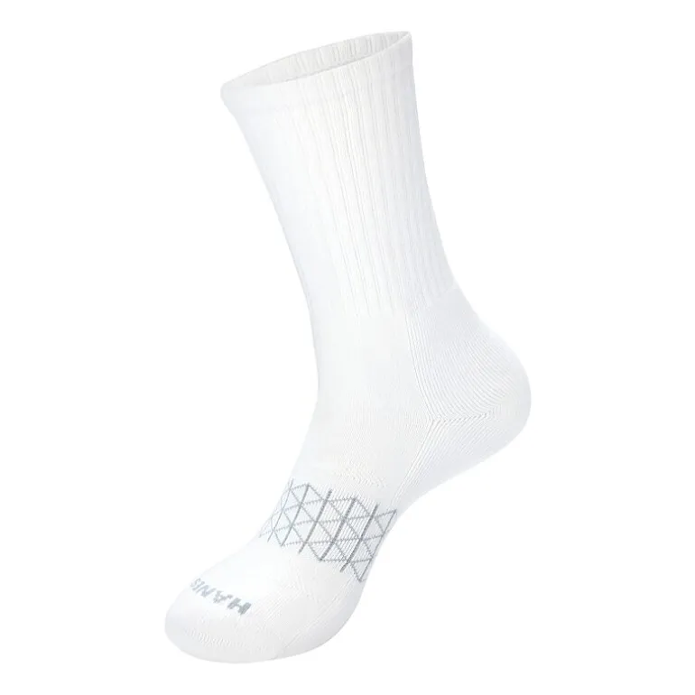 Hanes® Men's Ultimate Absolute Comfort 3 Pairs, Moisture-Wicking Crew Socks