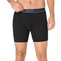 Hanes® Men's Ultimate 3-Pack Moves X-TEMP® Cotton Stretch Boxer Brief Underwear with Total Support Pouch™ Um6ba3