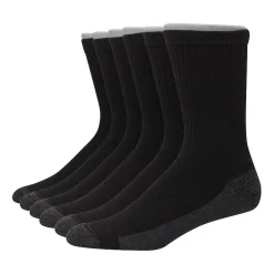Hanes® Men's Ultimate 6-Pack Ultra Cushion Crew Socks