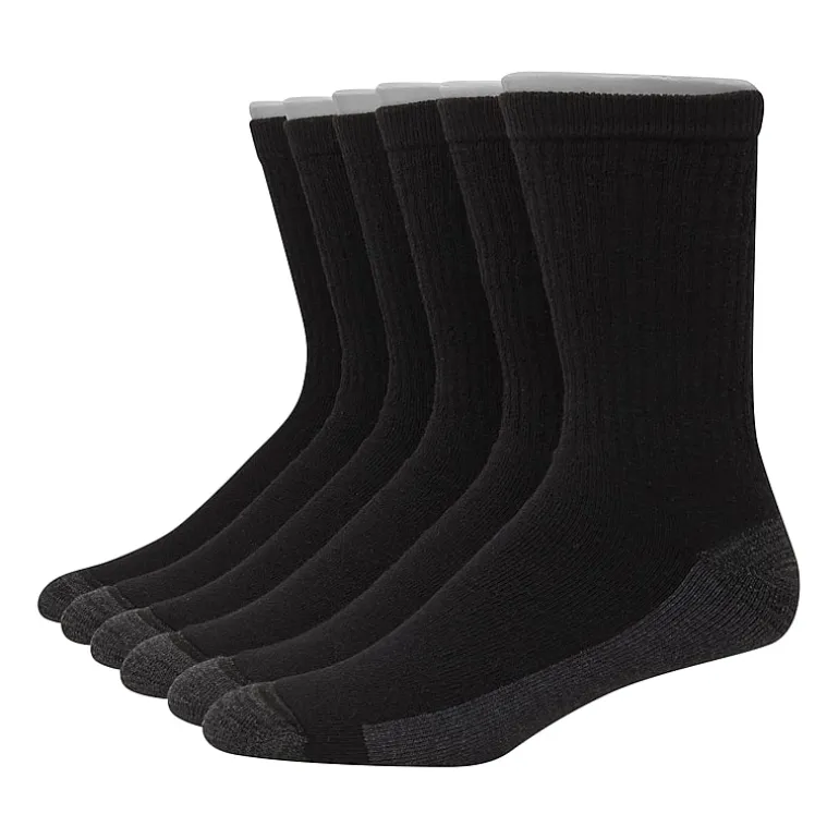 Hanes® Men's Ultimate 6-Pack Ultra Cushion Crew Socks