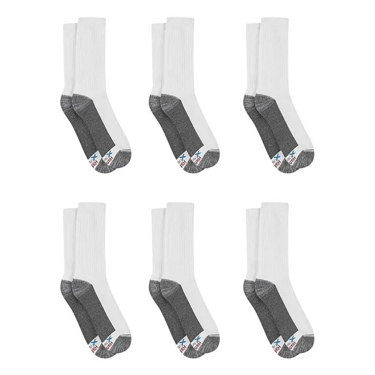 Hanes® Men's Ultimate 6-Pack Ultra Cushion Crew Socks