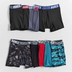 Hanes Moves Little & Big Kid Boys 5 Pack Boxer Briefs Bux88f