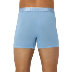 Hanes Originals Supersoft Mens 3 Pack Cooling Multi-Pack Comfort Waistband Trunks Uo2tb3