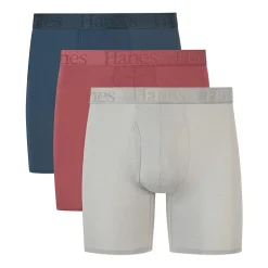 Hanes Originals Supersoft Mens 3 Pack Boxer Briefs Uo2ba3