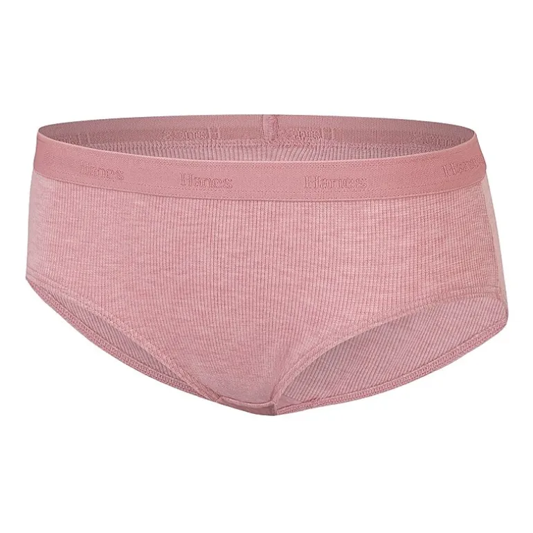 Hanes Originals Ultimate Little & Big Girls 6 Pack SuperSoft Hipster Panty