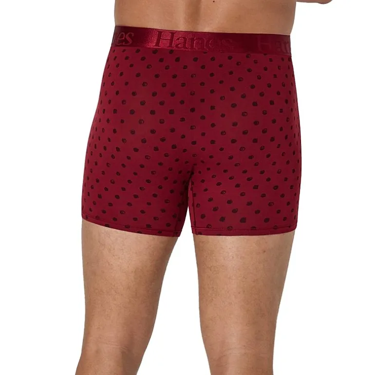 Hanes Supersoft Bonus Pack Mens 4 Pack Comfort Waistband Trunks Uo2td4