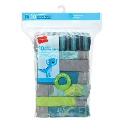 Hanes Toddler Boys 10 Pack Boxer Briefs Tub74p